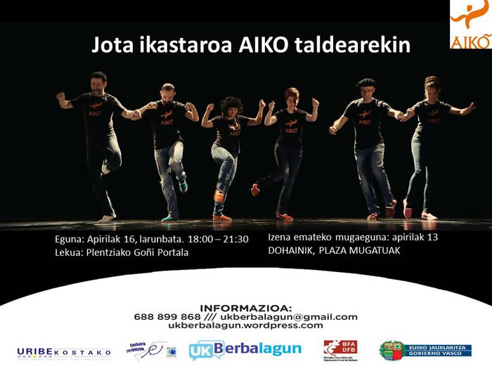 Jota ikastaroa AIKO taldearekin