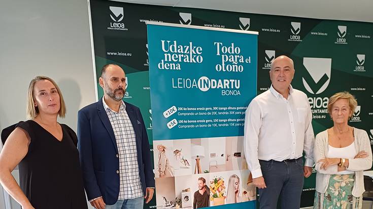 Daborduko eskuragarri daude Leioa Indartu Bonoak 2023