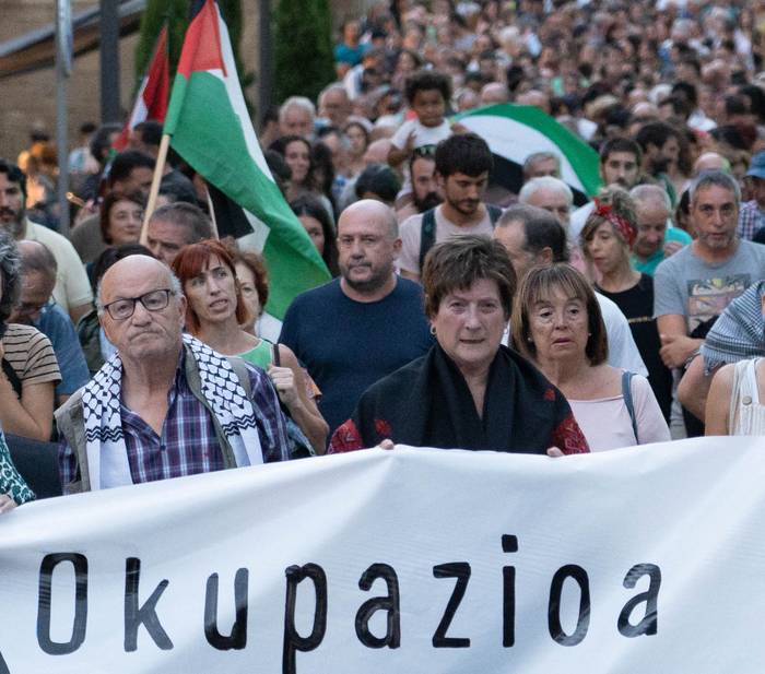 Rosa Temiño Perez: "Herri palestinarraren aurkako genozidioa egiten ari da Israel Gazan"