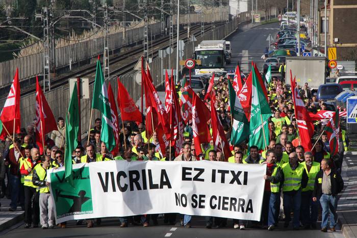 Vicrilako langileek manifestazioa egingo dute bihar
