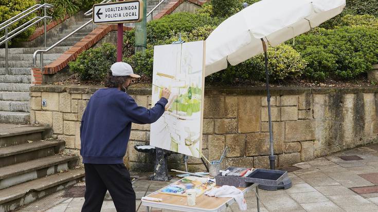 Leioa mihisez beteko dute domekan "Margolari gazteak… eta ez hain gazteak…"  pintura azkarreko lehiaketan