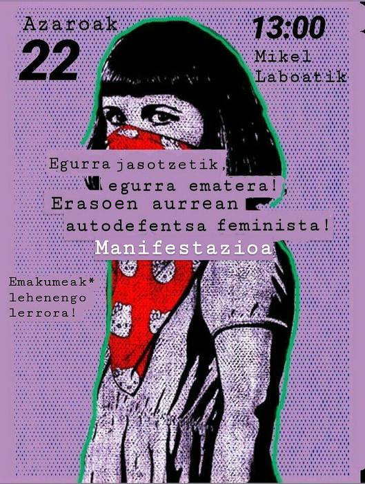 Emakumeenganako indarkeria salatuko dute bihar Leioako campusean