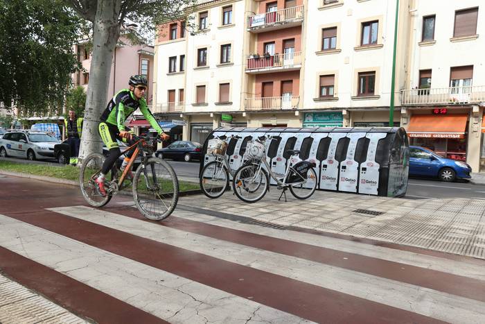 GetxoBiziren bizikleta maileguak %74 handitu ziren iaz