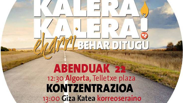 Euskal Presoak Kalera Kalera Ekarri behar ditugu!