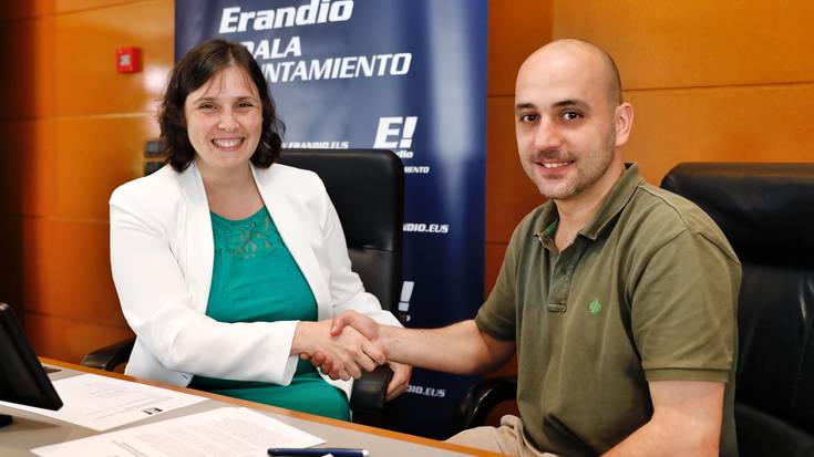 Agintaldi honetarako gobernu-akordioa aurkeztu dute Erandioko EAJk eta PSE-EEk