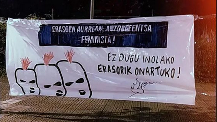 Eraso sexista jasan du emakume batek Sopelako jaietan