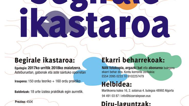 Begirale ikastaroan izen-ematea