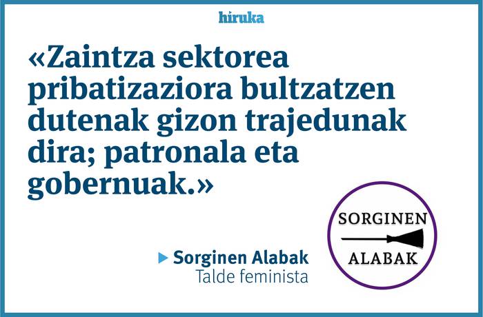 Zaintzeko borrokatu