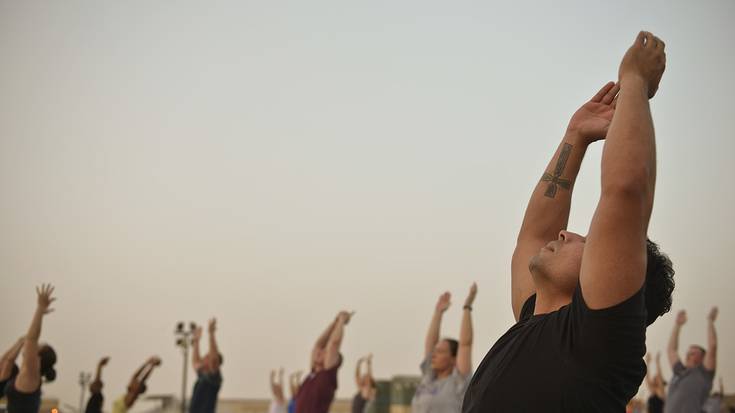 Yoga familian egiteko saioak egingo dituzte Lemoizen