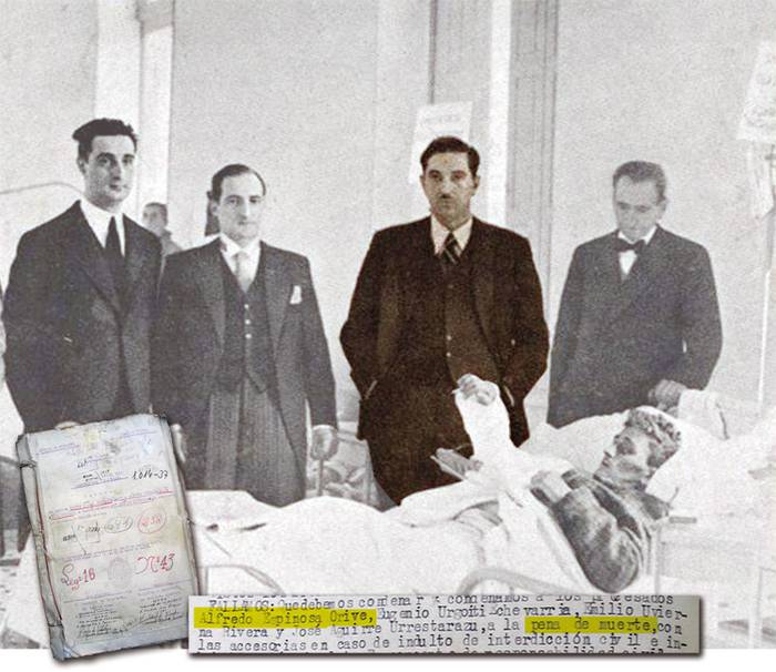 Alfredo Espinosa, Agirre Lehendakariaren sailburu fusilatua