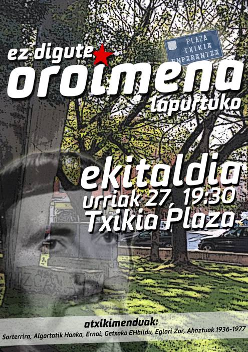 Ez digute oroimena lapurtuko!