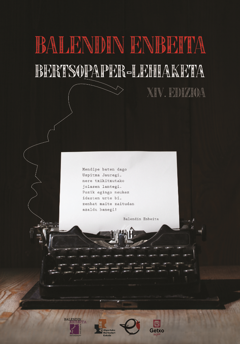 Hamalaugarrenez, martxan da Balendin Enbeita bertsopaper lehiaketa