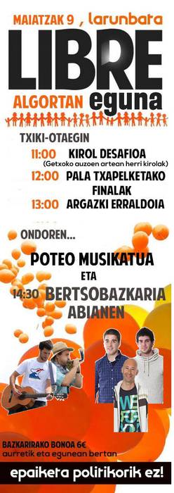 Bazkarirako bonoak Abian-en salgai. Animatu!