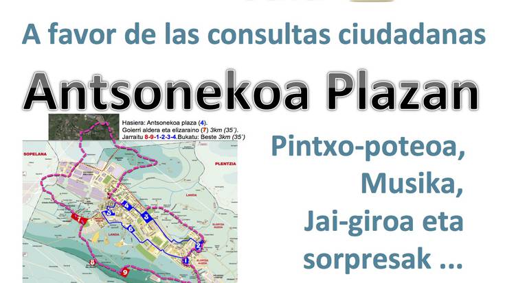 Herri kontsulten aldeko paseoa eta jaia