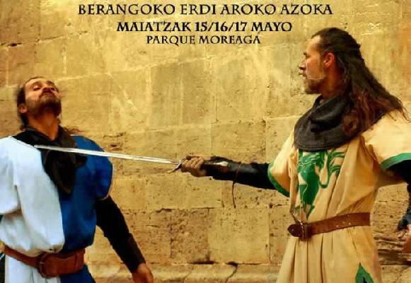 Erdi Aroko azoka hartuko du asteburuan Berangoko Moreaga parkeak