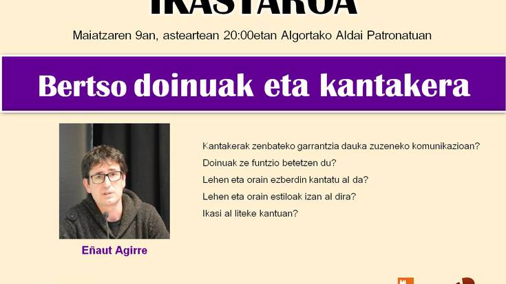 Bertso-doinuak eta kantakera-ikastaroa!