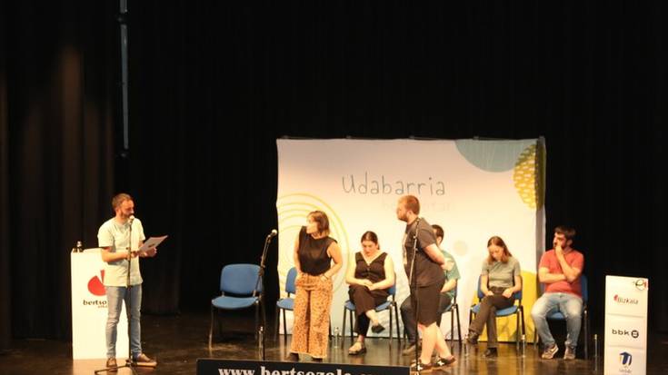Imanol Uria eta June Diaz Bizkaiko Bertsolari Txapelketako kanporaketan arituko dira gaur