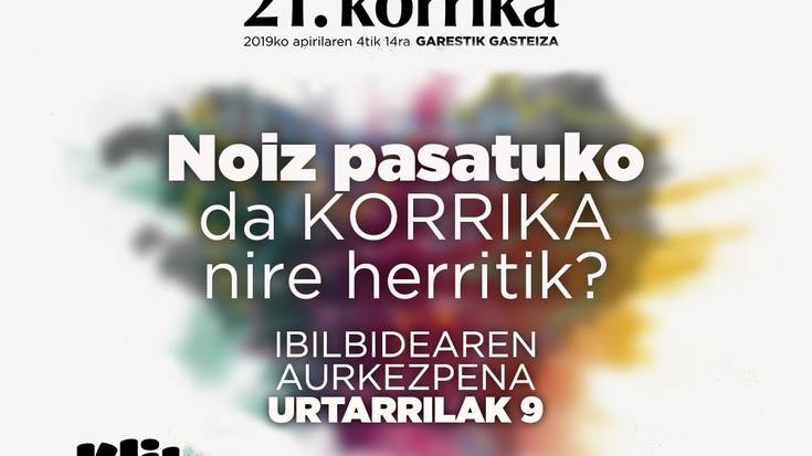 Apirilaren 10ean pasatuko da Korrika Uribe Kostatik