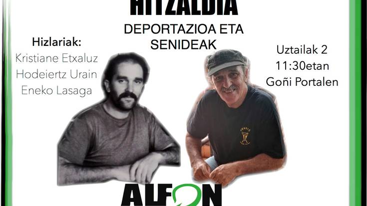 "Deportazioa eta senideak" hitzaldia egingo dute zapatuan, Plentzian