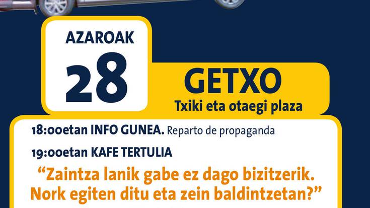 ERTZAK ERDIGUNERA EKARTZEKO UNEA DA