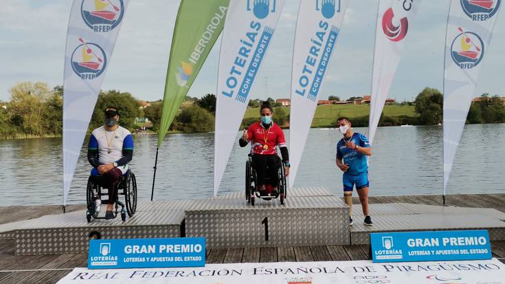 Higinio Riverok lau podium eskuratu ditu Espainiako Esprint Txapelketan