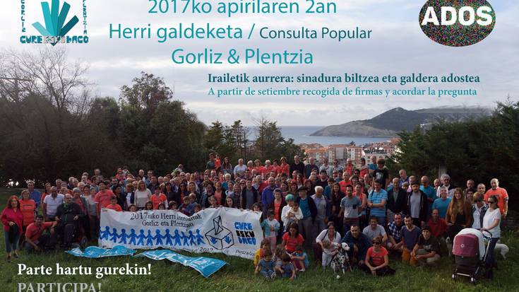 Erabakitzeko eskubidearen aldeko adierazpenagaz bat egin du Gorlizko Udalak