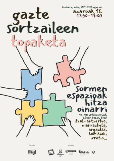 Gazte sortzaileen topaketa egingo dute azaroaren 16an Algortan