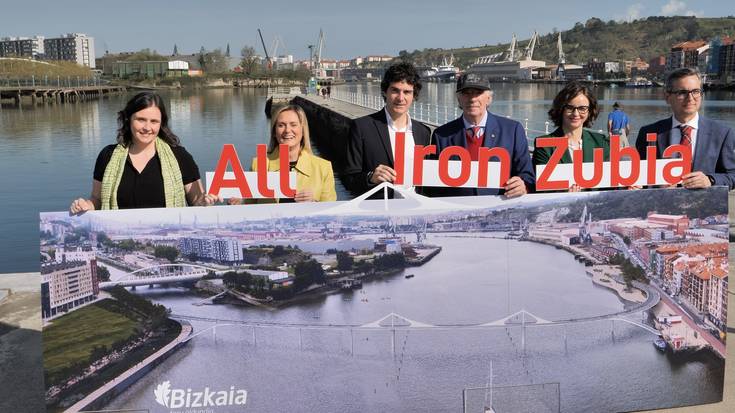 All Iron Zubia izena jarriko diote Erandio eta Barakaldo arteko zubi mugikorrari