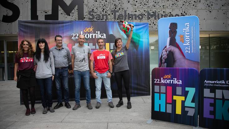 Hitzetik ekintzetara salto egiteko deia eginez dator 22. Korrika