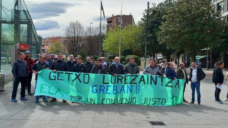 Getxoko lorezaintza-zerbitzuko grebalariek salatu dute Udala beste kontratu batera jotzen ari dela haien greba oztopatzeko