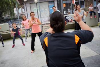 Euskarazko zumba-klaseak, Leioako bulebarrean