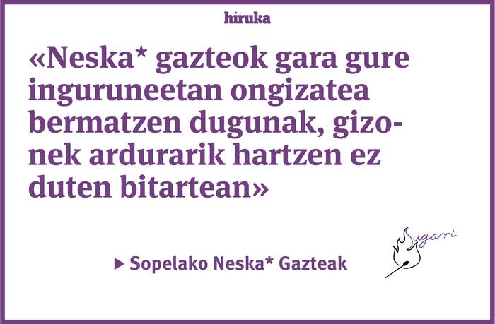 Elkar zaintzea erradikala delako