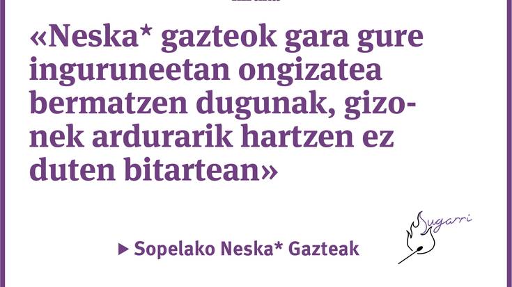 Elkar zaintzea erradikala delako