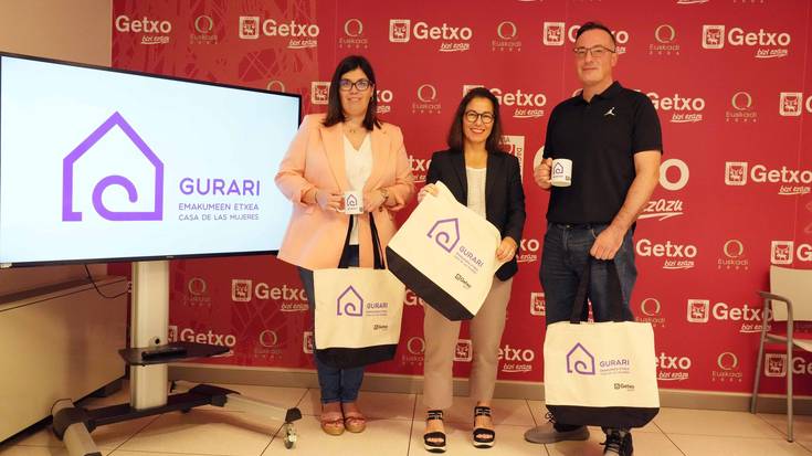 Getxoko GUrari Emakumeen Etxeak bere logoa aurkeztu du, Iker Vazquez Artetxek diseinatuta