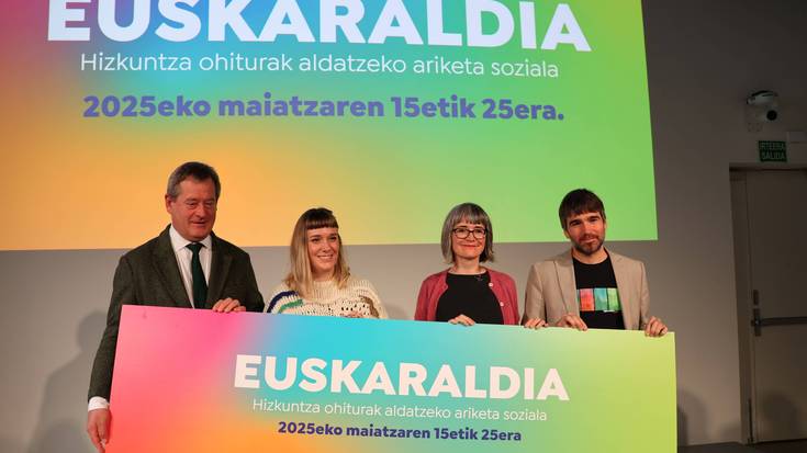 2025eko maiatzaren 15etik 25era egingo dute laugarren Euskaraldia