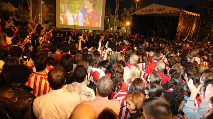 Athleticen golak zuzenean ospatuko ditu Getxok