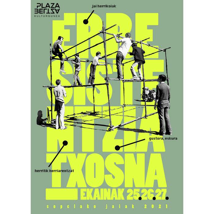 Erresistentzia-txosna jarriko dute Sopelan jai parte-hartzaileak aldarrikatzeko
