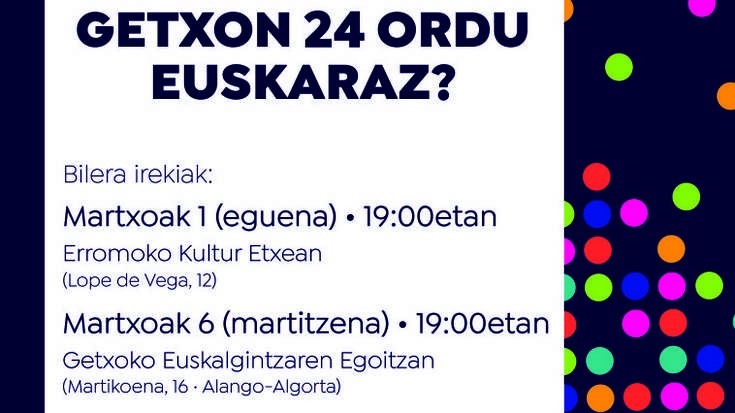 Euskaraldiko bilera irekia