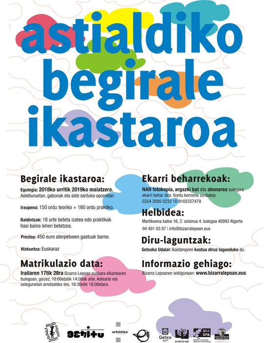 Begirale ikastaroan izena ematea