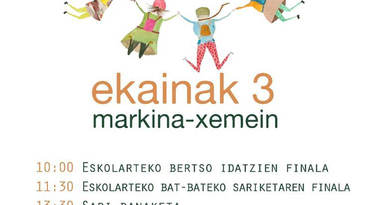 Bizkaiko Eskolarteko Bertsolari Txapelketako finalean ALBEko hiru bertsolari!
